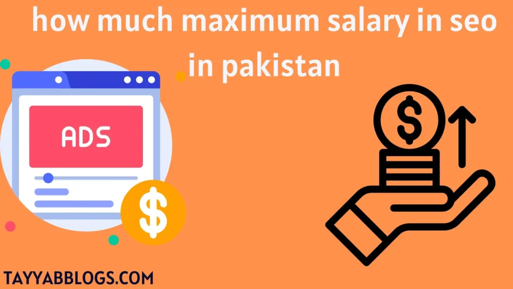 how much maximum salary in seo in pakistan
