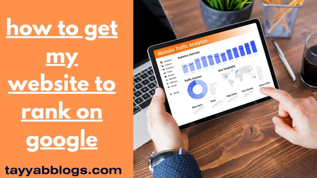how to get my website to rank on google